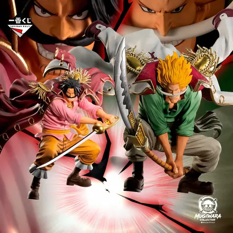Set 2 Figuras Gol D. Roger & Edward Newgate Ichiban Kuji Legends over Time Set