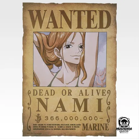 Póster Wanted Nami - Ichiban Kuji One Piece GIANT BASH!! Vol.1