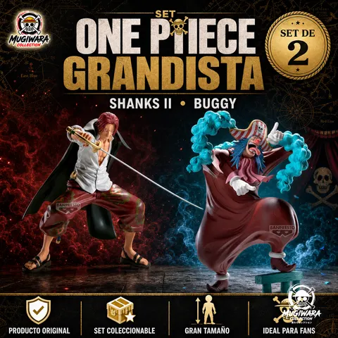 Set 2 Figuras Shanks II & Buggy Grandista – One Piece