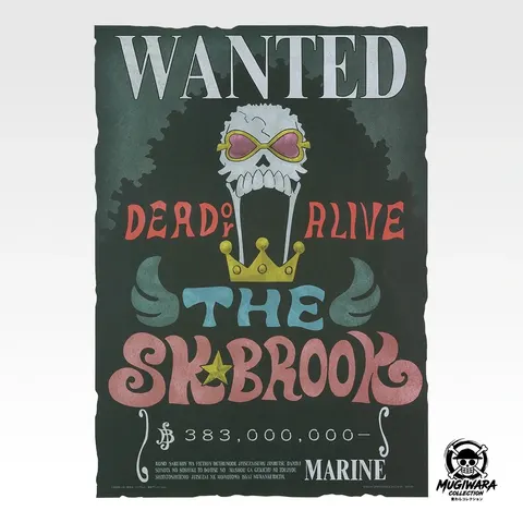 Póster Wanted Brook - Ichiban Kuji One Piece GIANT BASH!! Vol.2