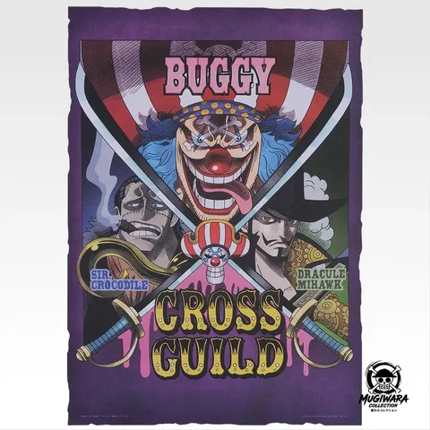 Set 4 Pósters Cross Guild - Ichiban Kuji One Piece GIANT BASH!!