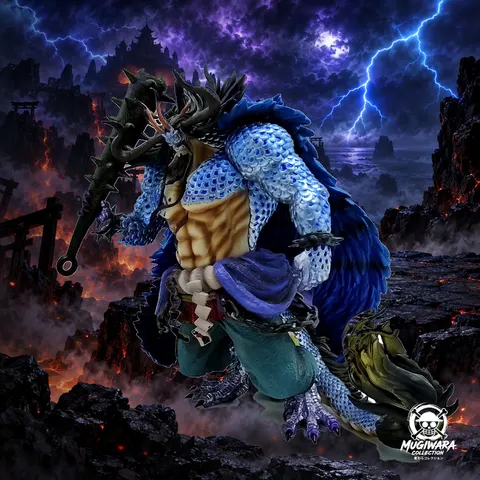 One Piece Kaido Hybrid Form - Figura Bootleg 34 cm