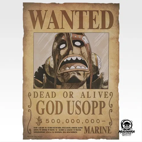 Póster Wanted Usopp - Ichiban Kuji One Piece GIANT BASH!! Vol.1