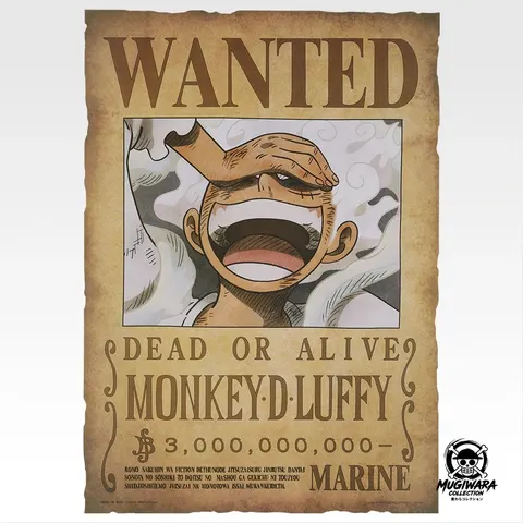 Póster Wanted Monkey D. Luffy - Ichiban Kuji One Piece GIANT BASH!! Vol.1