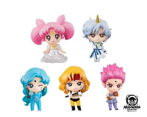 Set 5 Figuras Sailor Moon SuperS – Petit Chara! – MegaHouse