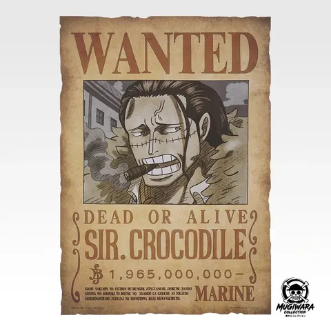 Póster Wanted Crocodile - Ichiban Kuji One Piece GIANT BASH!! Vol.2