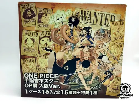 Set 16 Pósters Wanted One Piece Exhibition 2012 Osaka Ver. - 15 + Ace BOX Bonus